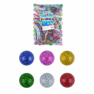 Glitter Bouncy Balls Ø3.3CM (100 pcs)