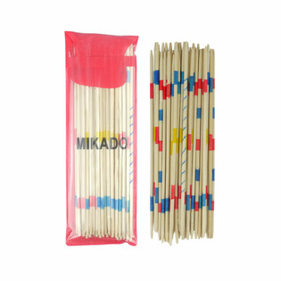MIKADO GAME - 41 Wooden Playing Sticks