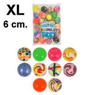 Jumbo Mixed Bouncy Balls Ø6CM (25 pcs)