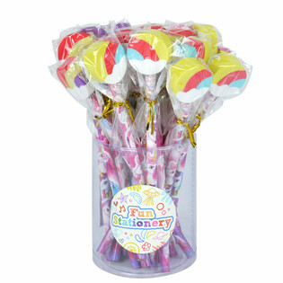 Rainbow Unicorn Pencil with Eraser (24 pcs)