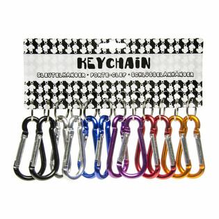 Colored Carabiner Keyrings (48 pcs)