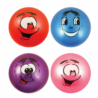 Cheerful Smiley Face Ball Ø 25 cm (Pack of 12)