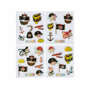 Glitter Stickers - Model: Pirate (100 pcs)