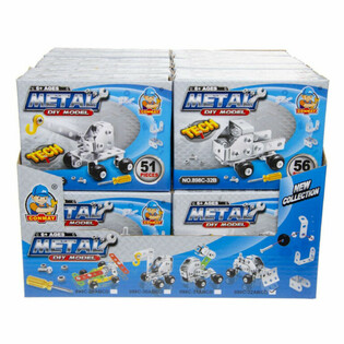 DIY Metal Construction Vehicle Display (24 pcs)