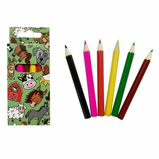 6-Piece Farm Animal Colored Pencil Set
