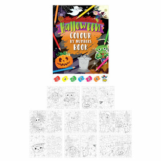Halloween Color by Number Activity Books (48 pcs)