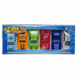 6 Toy Cars in Gift Box