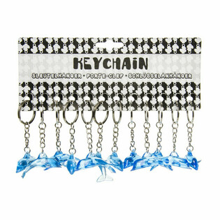 BLUE DOLPHIN KEYRINGS (48 pcs)
