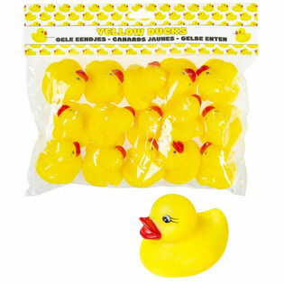 Giveaway Rubber Ducks - Squeaky Bath Ducks - 5 x 5 x 4 cm (15 Pcs)