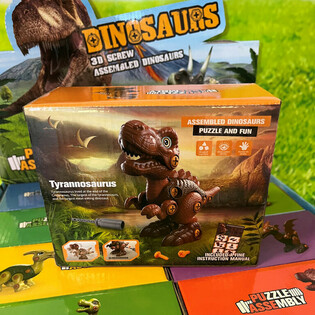 Build Your Own 3D Dinosaur Kit - Gift Box Display (8 pcs)