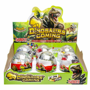 Building Bricks - Build Your Own Dinosaur - Surprise Capsule Display (6 pcs)