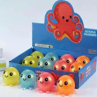 Squeeze Octopus Display (12 Pieces)