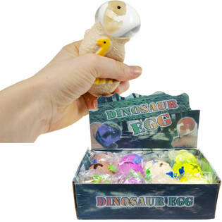 Squeeze Dinosaur Eggs in Display (12 pieces)