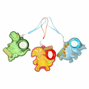DINOSAUR KALEIDOSCOPE ON CORD - MIXED DINOS (24 pcs)
