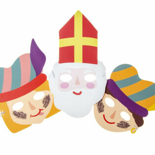 SAINT NICHOLAS - SAINT NICHOLAS & PIETS FOAM MASKS (48 pcs.)