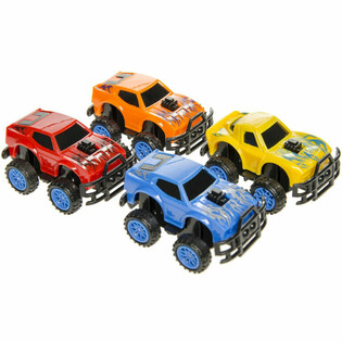 PULL BACK MONSTER TRUCKS - MIXED COLORS (48 pcs)