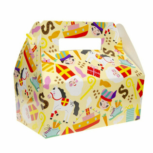 SINTERKLAAS MENU BOX - 22.5 x 12 x 9.5 Cm (24 pcs)