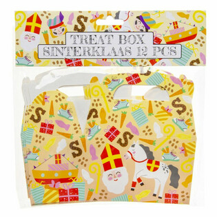 SAINT NICHOLAS TREAT BOX 12x12.5x6 Cm. (12 pcs.)