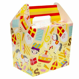 SAINT NICHOLAS MENU BOX / TREAT BOX 14x10x17 Cm. (12 pcs.)