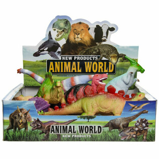 Dinosaur World: Large Dino Play Figures - Mixed in Display (12 pcs)