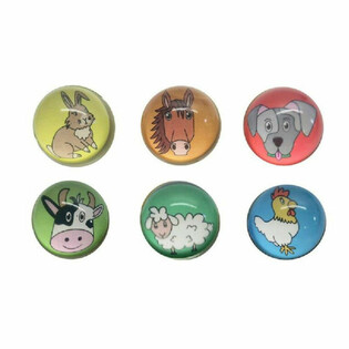 BOUNCY BALLS - FARM ANIMALS - Ø 3.2 Cm. (50 pcs)