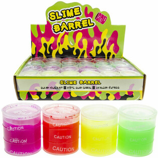SMALL COLORED SLIME IN DISPLAY (24 pcs.)