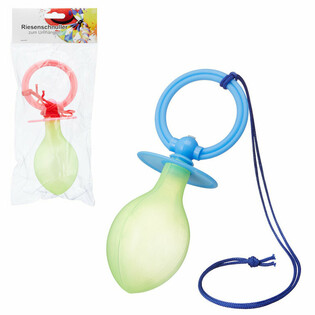 XL Novelty Pacifier with Squeaker & Cord