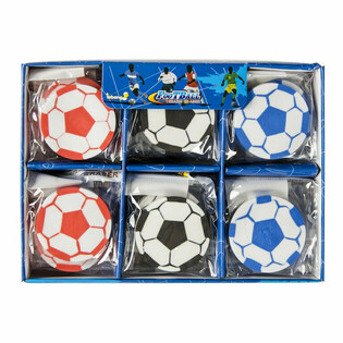 SOCCER BALL ERASER DISPLAY (30 pcs.)