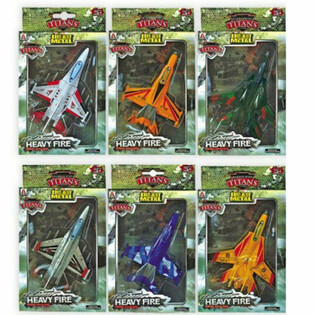 METAL DIE-CAST F16 FIGHTER JETS (Set of 6)