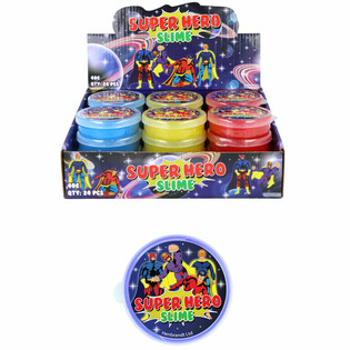 SUPER HERO / SUPERHERO SLIME IN DISPLAY (24pcs.)