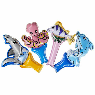 Self-Inflating Sea Animal Hand Balloons (48 Pcs)