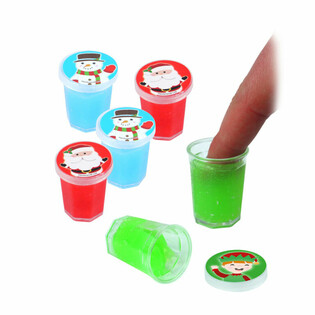Christmas - Mini Slime Jars (6-pack)
