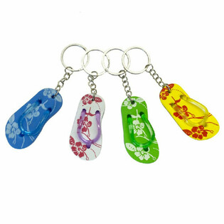 Flip Flop Keyrings on Card (48 pcs.)