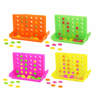 4 IN A ROW GAME IN DISPLAY - MIXED COLORS (52 pcs)