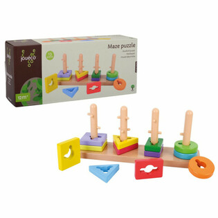 JOUECO Wooden Maze Puzzle - 12 Months+