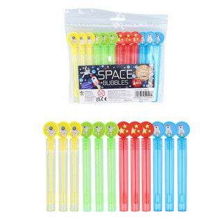 Colorful Space Bubble Wands (Pack of 12)