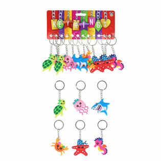 Keyrings - Sea Life (12 pcs.) | B2B Wholesale