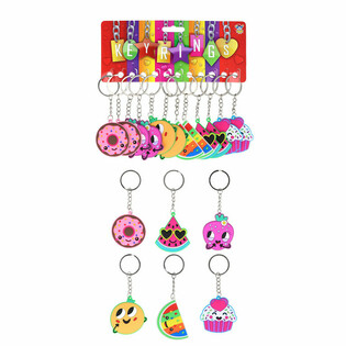 KEYCHAINS - FUNNY SWEET FRUIT (12 pcs)