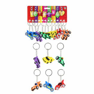 Race Car Keyrings (12 pcs)