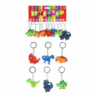Dinosaur Keychains (12 pcs)