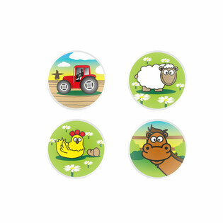 Farm Mix Bouncy Balls Ø3.3 cm (100 pcs)