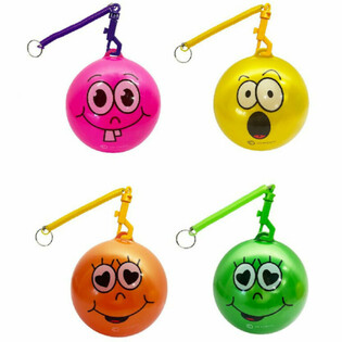 SMILEY BALL WITH CORD / BUNGE BALL &Oslash;23 Cm (10 pcs.)
