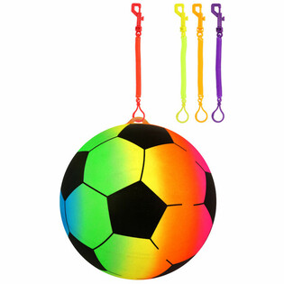 SOCCER BALL WITH CORD / BUNGE BALL Ø23 Cm (24 pcs.)
