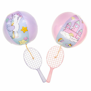 PADDLE RACKET WITH BALL - UNICORN (12 pcs.)