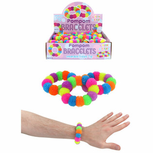 POMPOM BRACELET IN DISPLAY (36 pcs.)