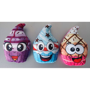 PLUSH CUPCAKE - MIXED COLORS (24 pcs)