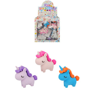 ERASERS - MODEL: MIX UNICORNS - IN DISPLAY (70 pcs.)