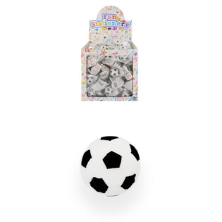 ERASERS - MODEL: FOOTBALL - IN DISPLAY (120 pcs.)