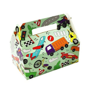 Vehicle Kids Meal Boxes - 22.5 x 12 x 9.5 cm (24 pcs)
