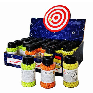 400 PCS 6MM BB GUN BULLETS IN DISPLAY (24pcs.)